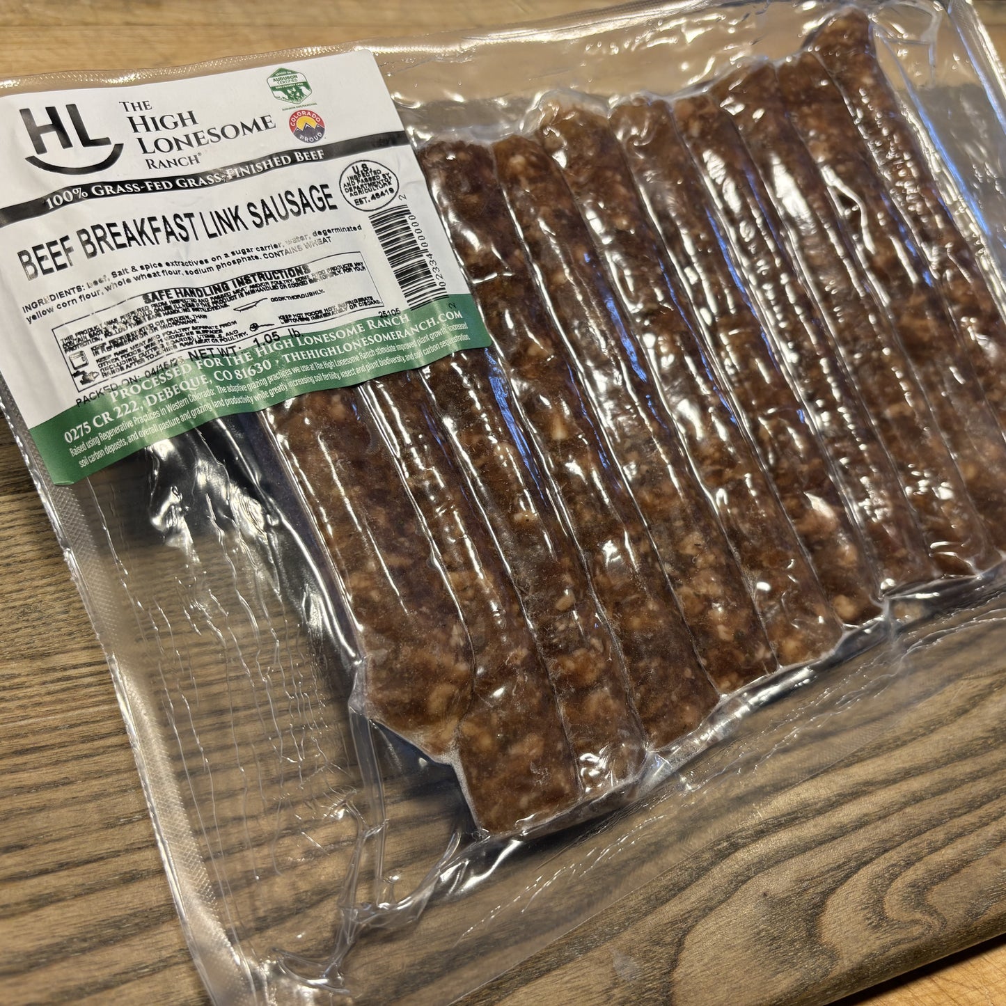 Beef Breakfast Link Sausage