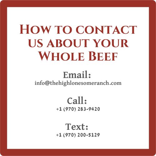 Grass-finished Beef Whole Share
