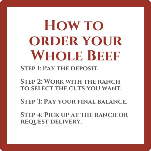 Grass-finished Beef Whole Share ~400 lbs