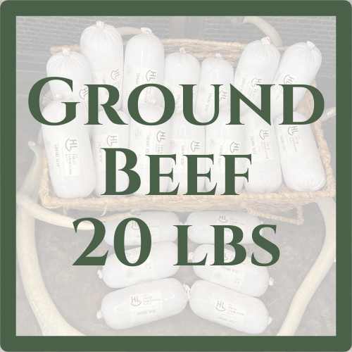 Grassfed Ground Beef Box- 20 lbs