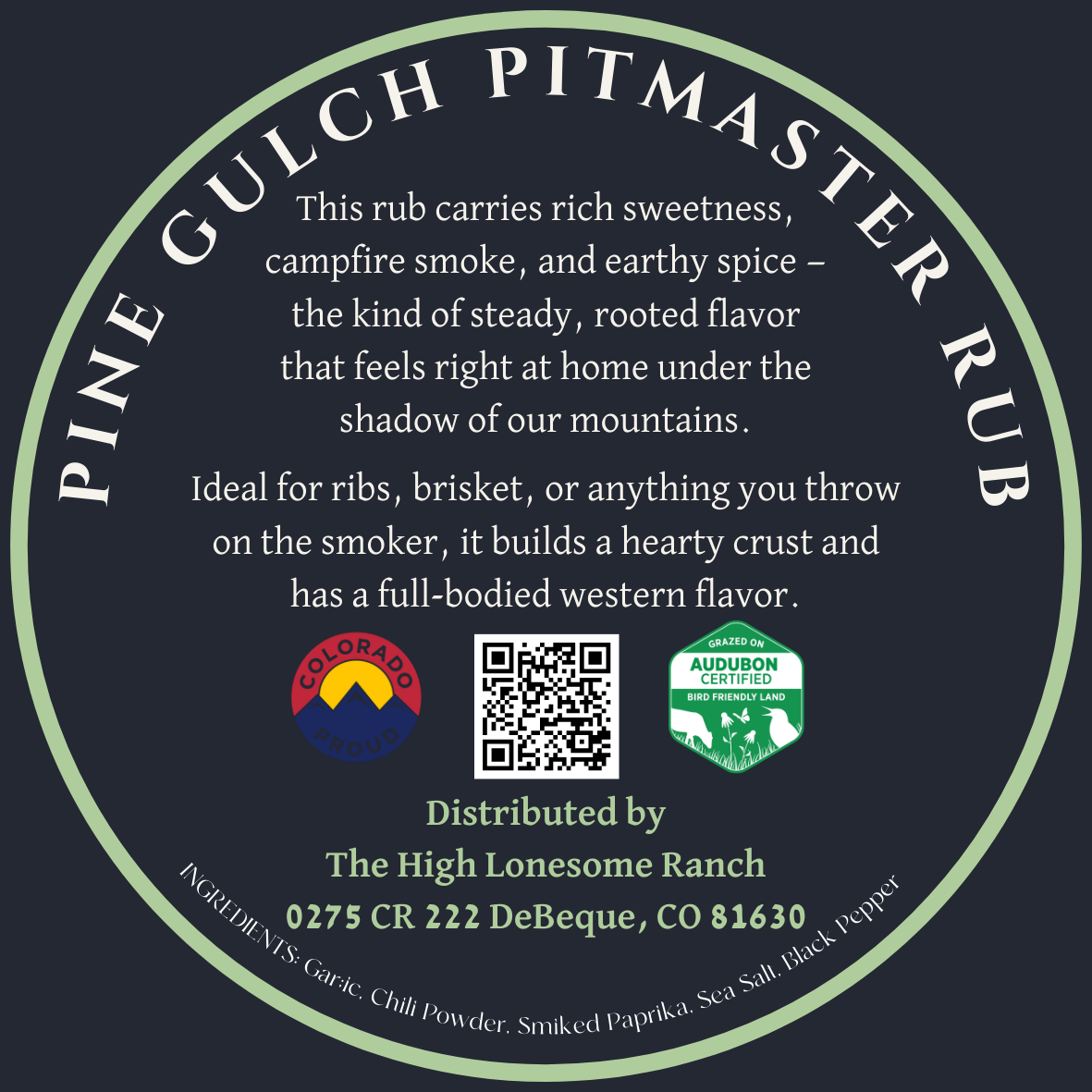 Pine Gulch Pitmaster Rub