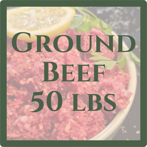 Grassfed Ground Beef Box-50lbs