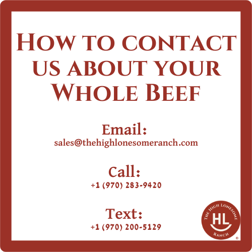 Grass-finished Beef Whole Share
